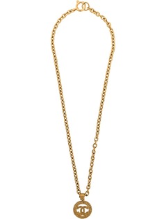 Chanel Pre-Owned колье 1990-х годов с логотипом CC