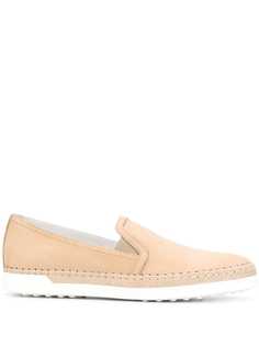 Tods лоферы с миндалевидным носком Tod`S
