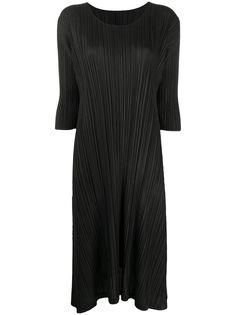 Pleats Please Issey Miyake плиссированное платье миди