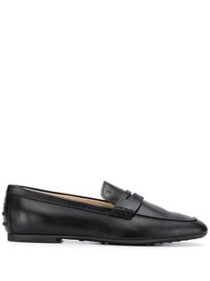 Tods лоферы с квадратным носком Tod`S