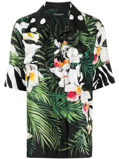 Dolce & Gabbana рубашка оверсайз с принтом