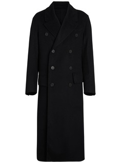 Burberry двухстороннее кашемировое пальто строгого кроя
