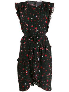 Derek Lam 10 Crosby платье Lyra с оборками и цветочным узором