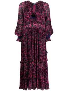 Derek Lam 10 Crosby плиссированное платье макси Nemea с цветочным принтом