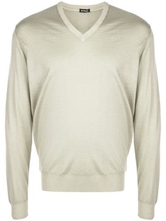 Kiton свитер с V-образным вырезом