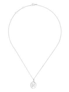 Annoushka золотое колье с подвеской K и бриллиантами