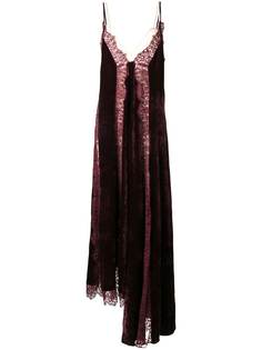 Stella McCartney lace slip silk dress