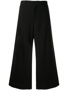 Yohji Yamamoto строгие брюки широкого кроя
