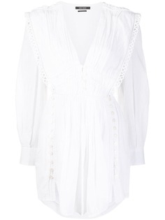 Isabel Marant deep v-neck flared dress