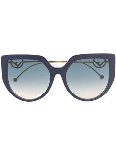 Fendi Eyewear солнцезащитные очки в оправе кошачий глаз