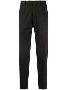 Pt01 Graven feather-detail trousers