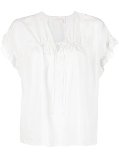 See by Chloé блузка с оборками на рукавах