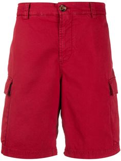 Brunello Cucinelli твиловые шорты карго