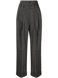 Brunello Cucinelli широкие брюки с завышенной талией