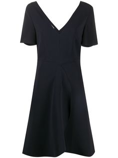 Stella McCartney короткое платье с V-образным вырезом