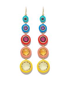IPPOLITA золотые серьги-подвески Lollipop® Carnevale