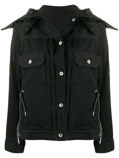 Sacai джинсовая куртка с откидным воротником