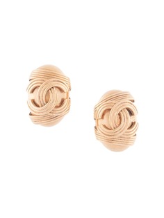 Chanel Pre-Owned серьги 1994-го года с логотипом CC