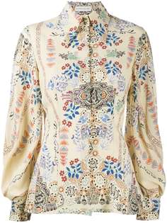 Etro рубашка с цветочным принтом