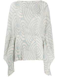 Erika Cavallini ribbed kaftan top