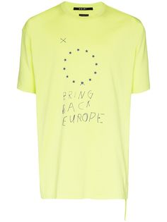 Ksubi футболка с принтом Bring Back Europe