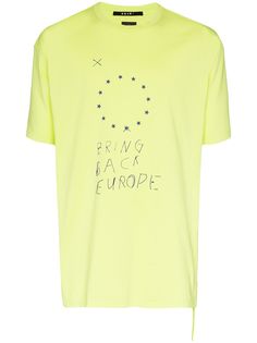 Ksubi футболка с принтом Bring Back Europe