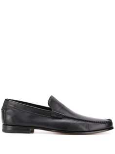 Santoni лоферы с миндалевидным носком