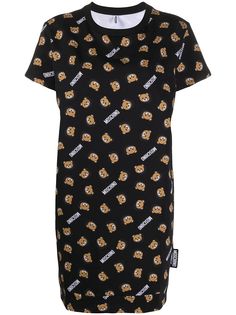 Moschino платье-футболка Teddy Bear