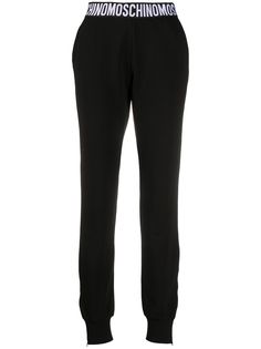 Moschino спортивные брюки кроя слим