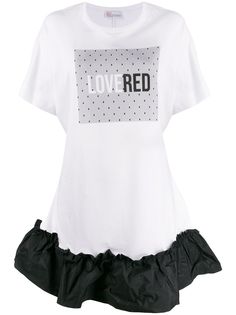RedValentino платье-футболка с принтом