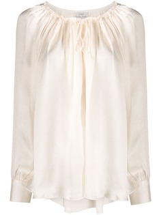 Forte Forte атласная блузка со сборками