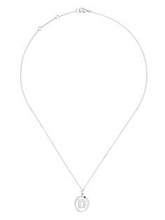 Annoushka золотое колье с подвеской D и бриллиантами