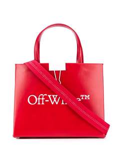 Off-White сумка-тоут с логотипом