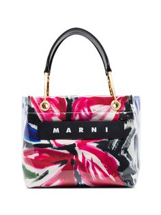 Marni сумка-тоут Glossy Grip