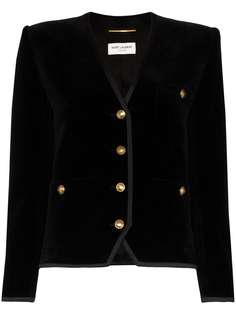 Saint Laurent жакет без воротника