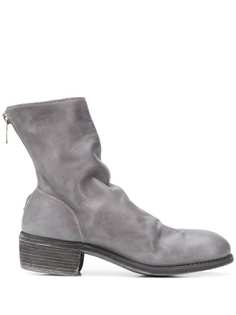 Guidi rear-zip ankle boots
