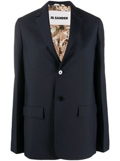 Jil Sander однобортный блейзер