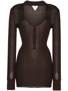 Bottega Veneta джемпер в рубчик