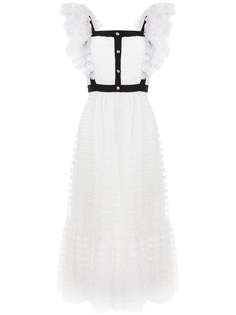 Philosophy Di Lorenzo Serafini кружевное платье с оборками