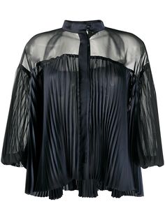 Sacai плиссированная блузка