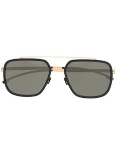 Mykita солнцезащитные очки-авиаторы Reed