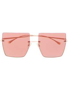 Fendi Eyewear солнцезащитные очки с затемненными линзами