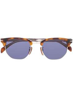 DAVID BECKHAM EYEWEAR солнцезащитные очки в оправе черепаховой расцветки