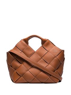 Loewe woven basket tote