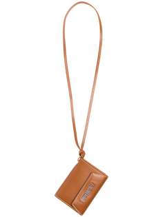 Jacquemus brown Porte bifold leather strap wallet