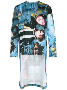 Comme Des Garçons Homme Plus топ с длинными рукавами и графичным принтом