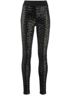 No Ka Oi легинсы с вышивкой пайетками и эластичным поясом