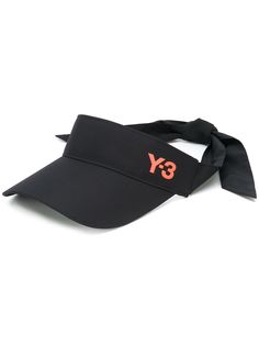 Y-3 logo print visor