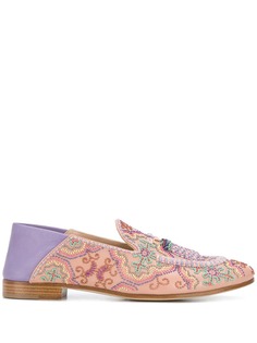 Fratelli Rossetti beaded slip-on loafers