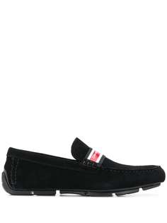 Calvin Klein logo strap loafers